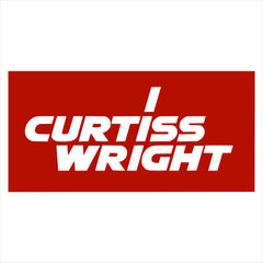 i curliss wright sticker on a white background