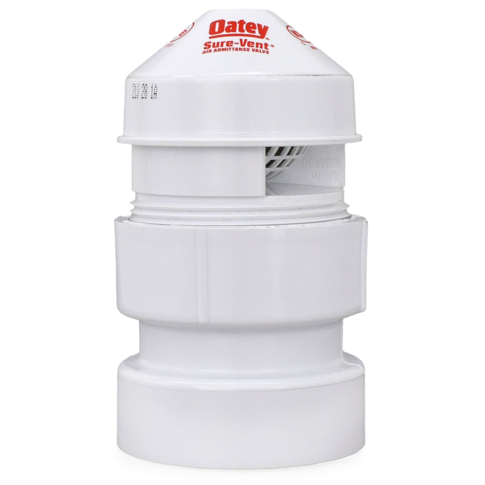 a white water meter with a red and white logo on it