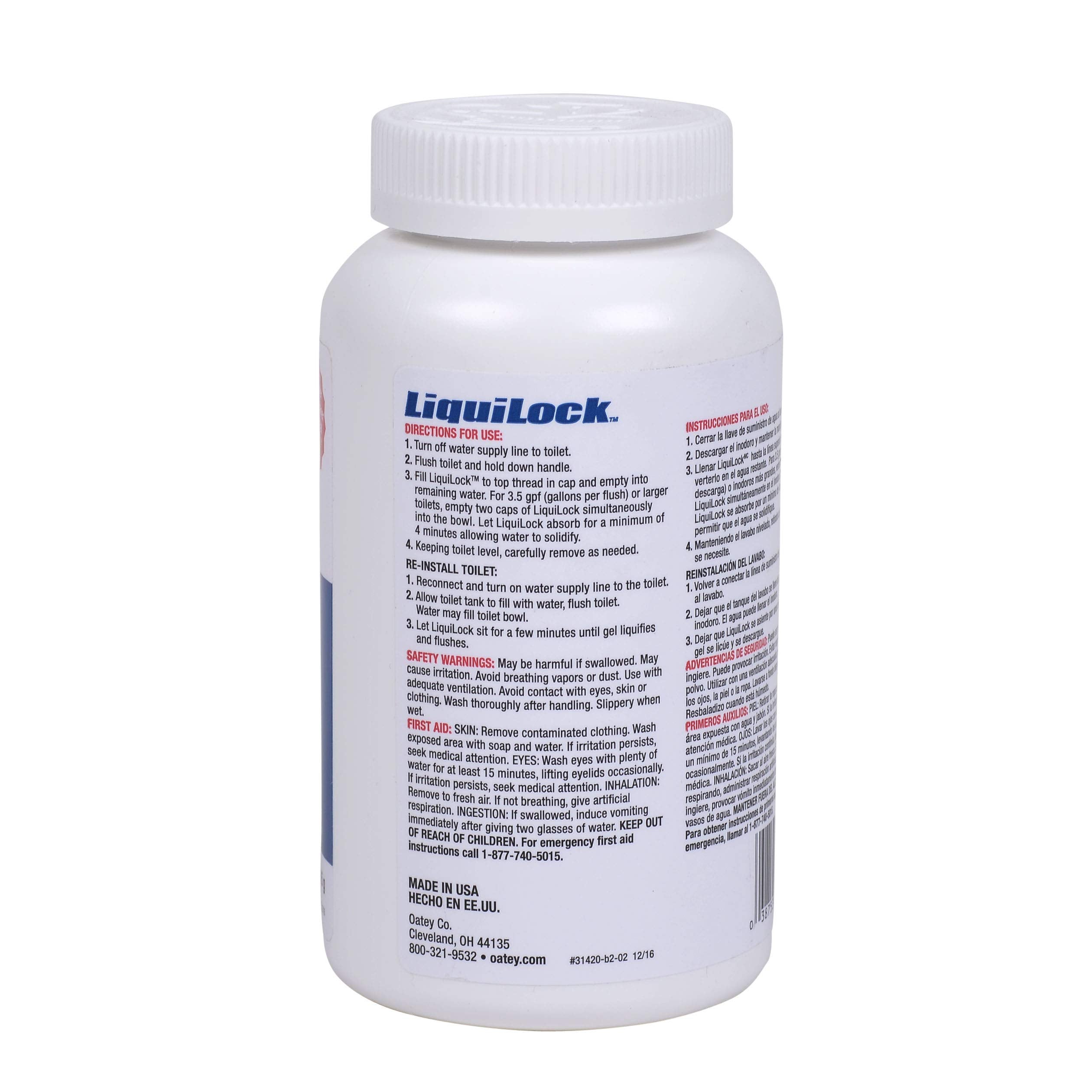 16oz LIQUILOCK Water Absorbing Crystals, 16 oz