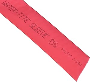 1"x200FT 6Mil Red Poly Protective Sleeve for Concrete Slabs