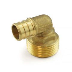 a brass plated pipe fitting on a white background