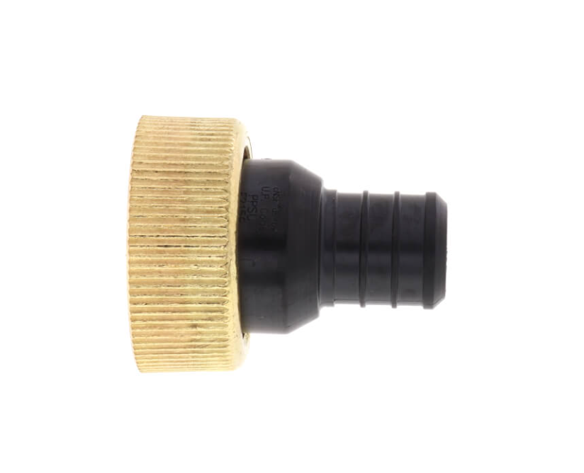 a black and yellow knob on a white background