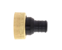 a black and yellow knob on a white background