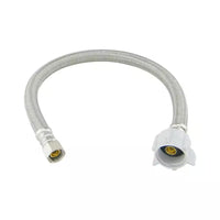 3/8 In. Compression X 7/8 In. Ballcock Nut X 16 In. Braided Polymer Toilet Supply Line
