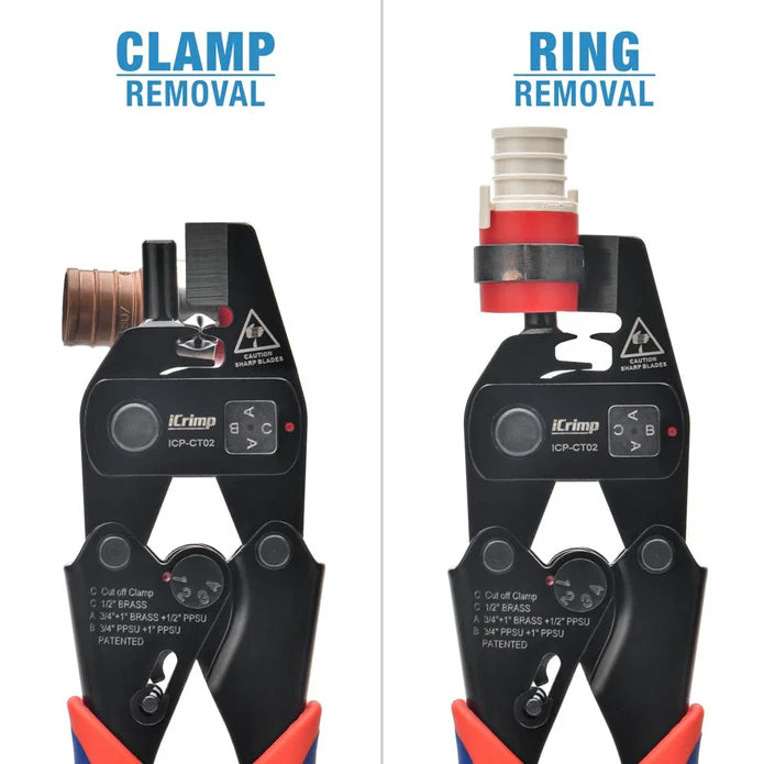 Pex Crimp Ring Removal Tool, 1/2", 3/4", & 1", F2159, F1807, F2098