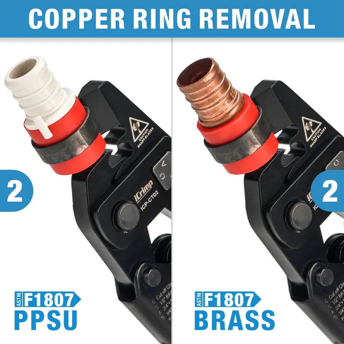 Pex Crimp Ring Removal Tool, 1/2", 3/4", & 1", F2159, F1807, F2098