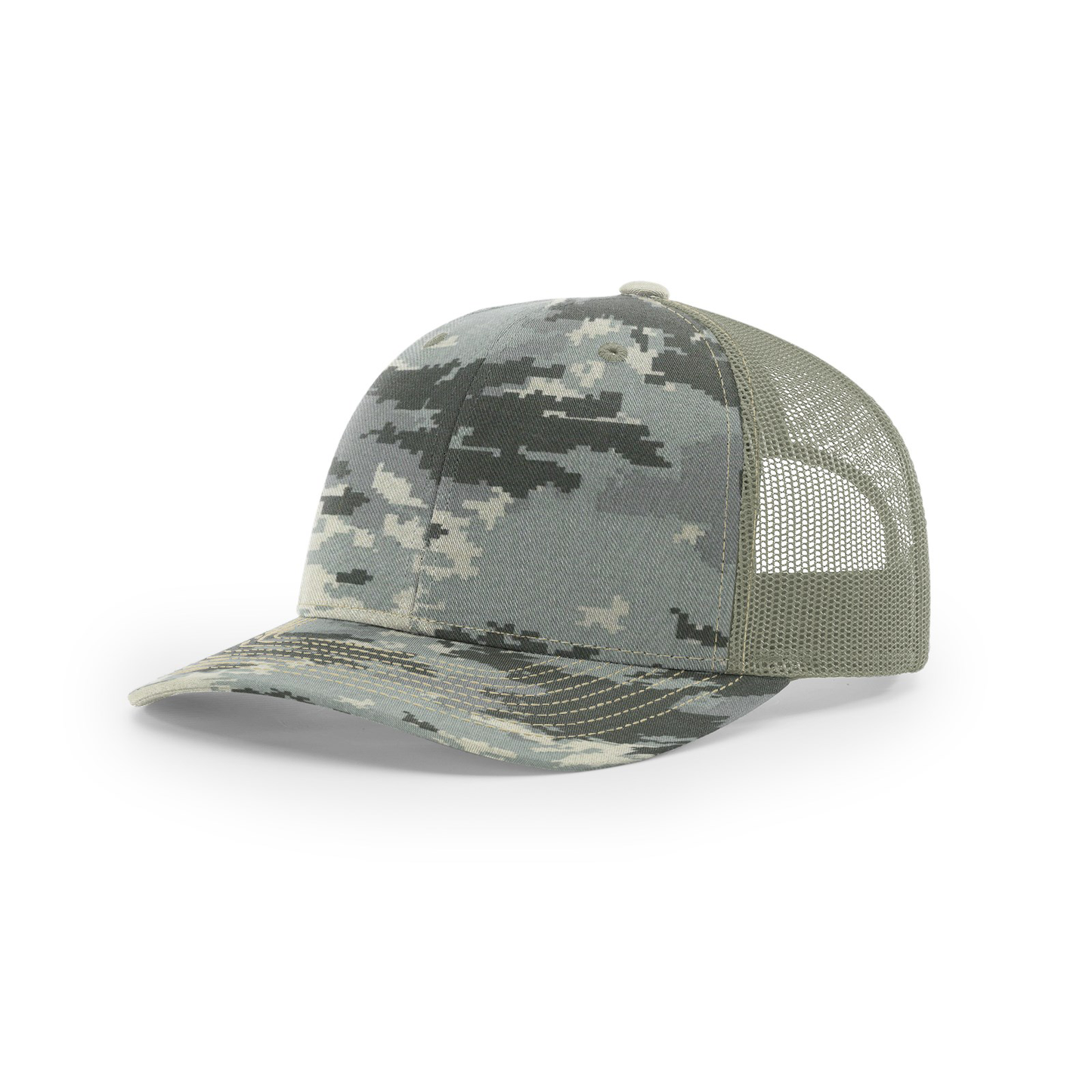 Blank 112P Camo Richardson Snapback Trucker Hat