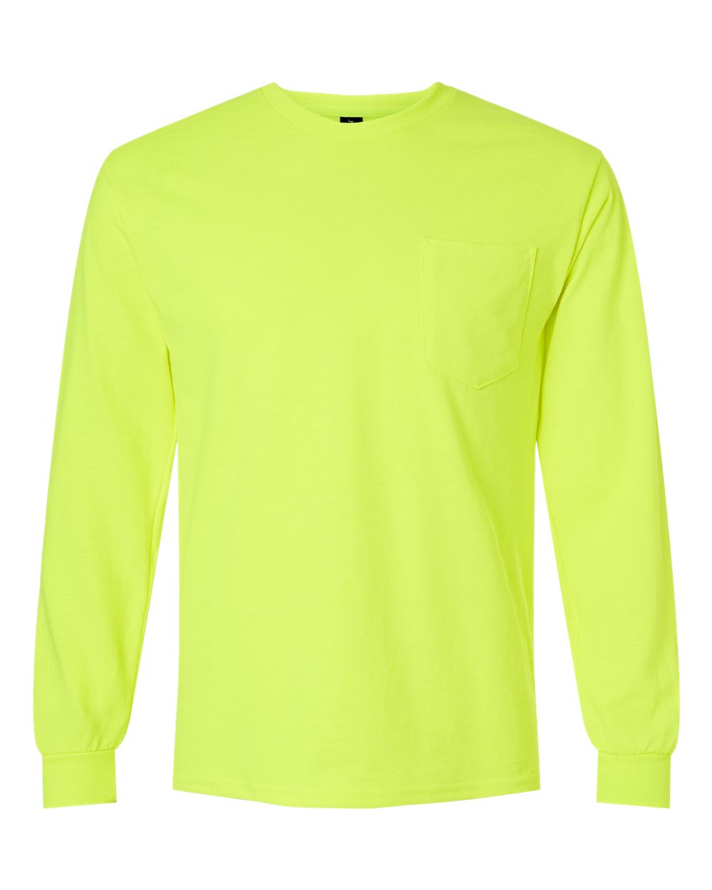 Gildan 2410 Long Sleeve Pocket Unisex Ultra Cotton T-Shirt