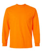 Gildan 2410 Long Sleeve Pocket Unisex Ultra Cotton T-Shirt
