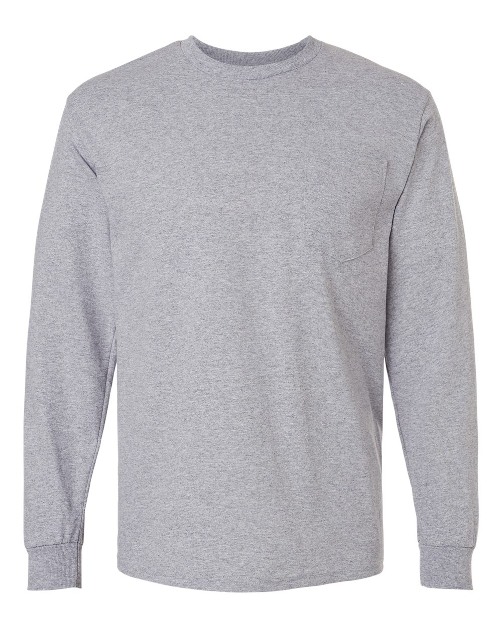 Gildan 2410 Long Sleeve Pocket Unisex Ultra Cotton T-Shirt
