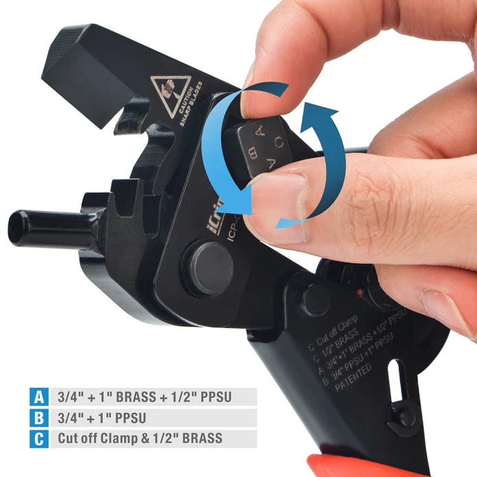 Pex Crimp Ring Removal Tool, 1/2", 3/4", & 1", F2159, F1807, F2098