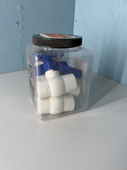 5PACK Everbilt 1" PVC Schedule 40 Ball Valve Solvent 5-Pack