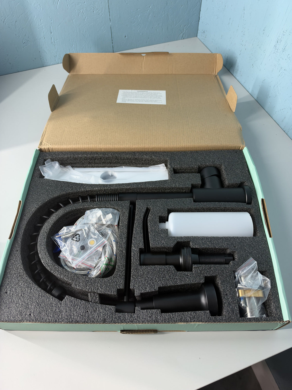 Forious 51AAAB-SD Matte Black Bathroom Faucet