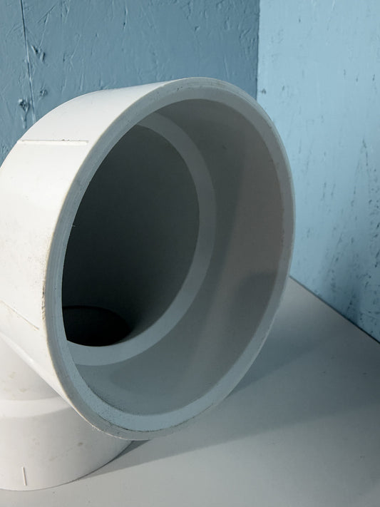 Charlotte 4" PVC DWV 90-Degree Hub x Hub Elbow PVC300400