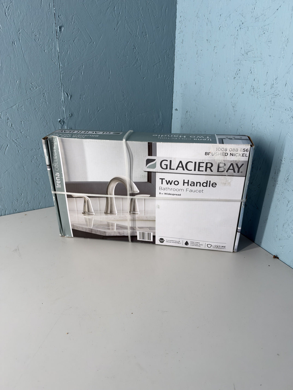 Glacier Bay Irena Bathroom Faucet Brushed Nickel 1008.088.856