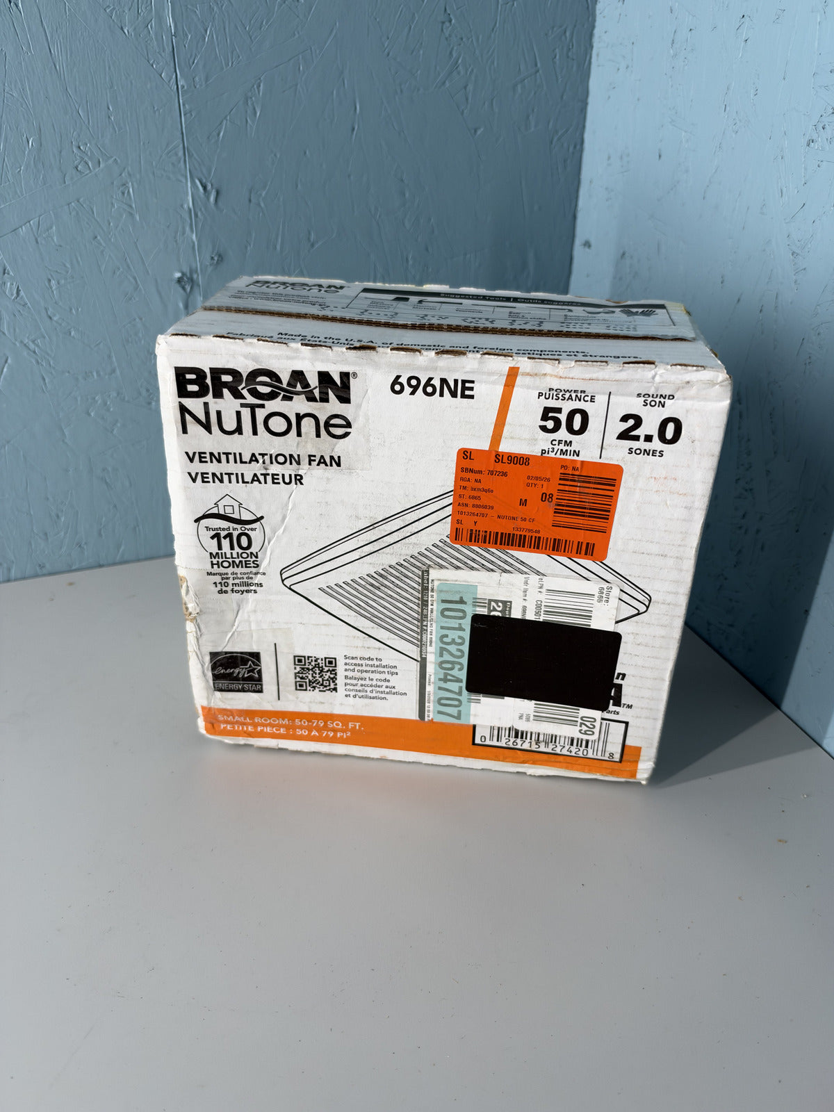 Broan-Nutone 696NE 50CFM Ceiling Exhaust Fan