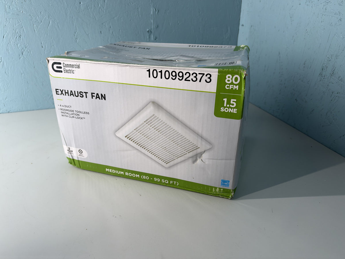 CE 80CFM Ceiling Exhaust Fan 1010992373 Commercial Electric