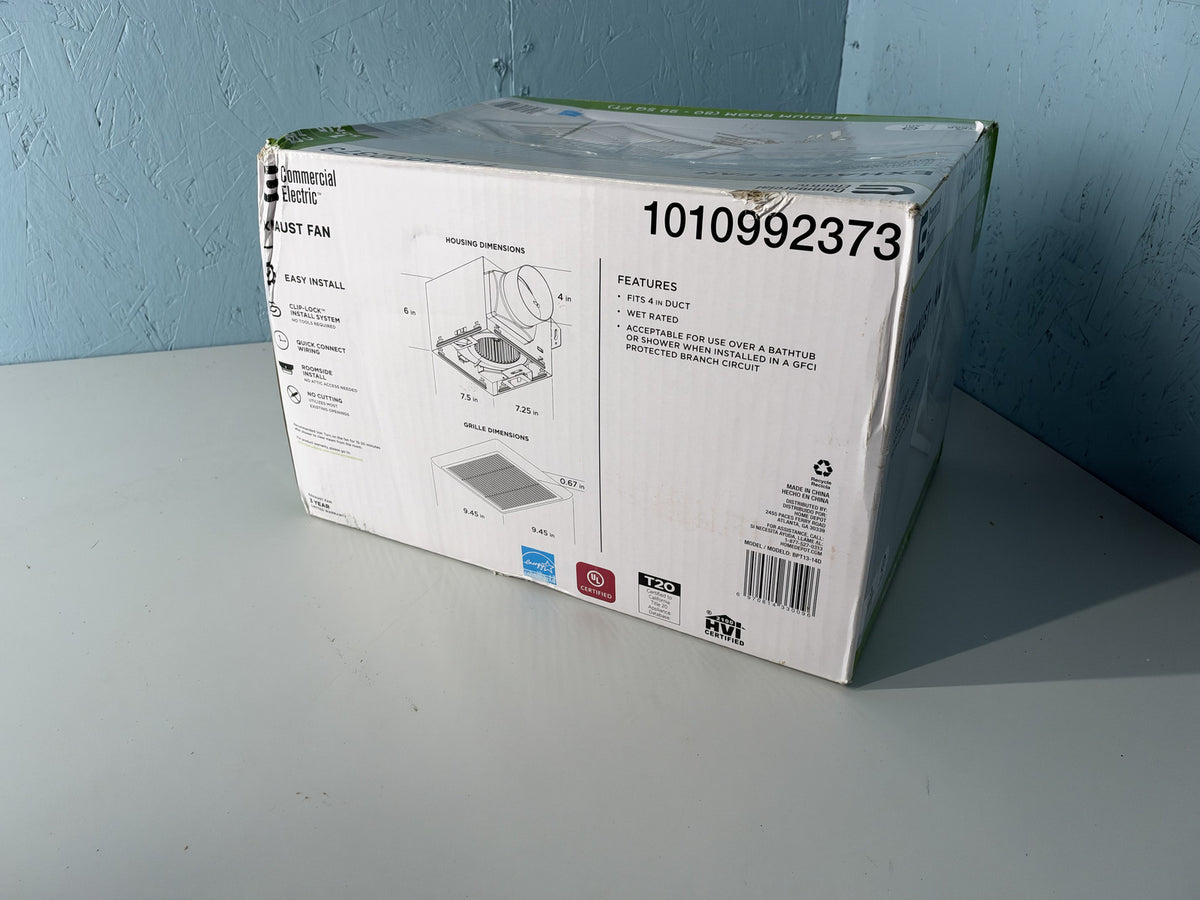 CE 80CFM Ceiling Exhaust Fan 1010992373 Commercial Electric