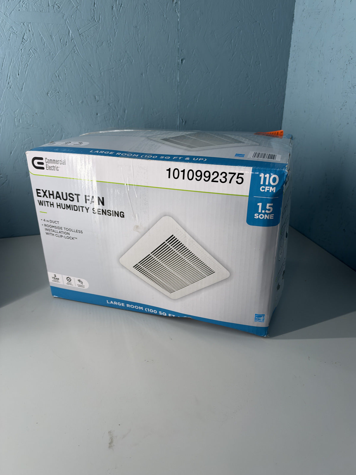 CE 110CFM Ceiling Exhaust Fan 1010992375 Commercial Electric