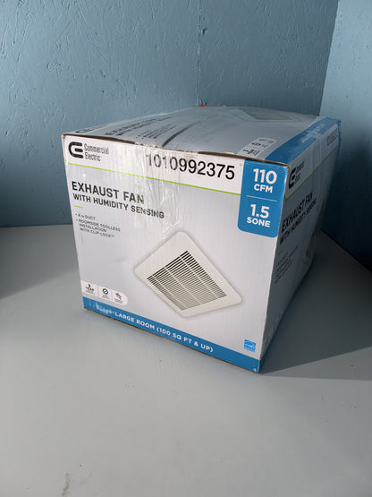 CE 110CFM Ceiling Exhaust Fan 1010992375 Commercial Electric