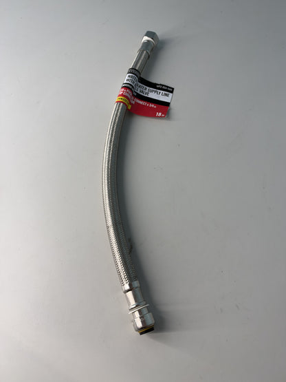 Everbilt 18x3/4" Push To Connect Water Heater Stainless Braided 18" 1012.234.020