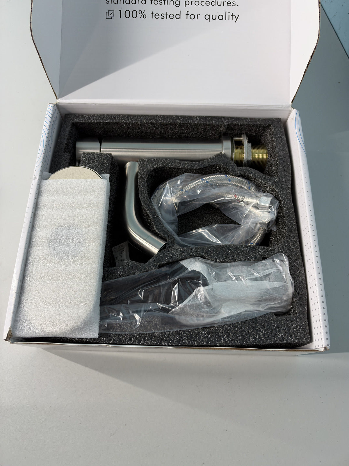 BWE 96024-N Brushed Nickel Bathroom Faucet