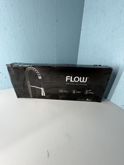 FLOW Motion Activated Spring Neck Kitchen Faucet Oil Rubbed Bronze