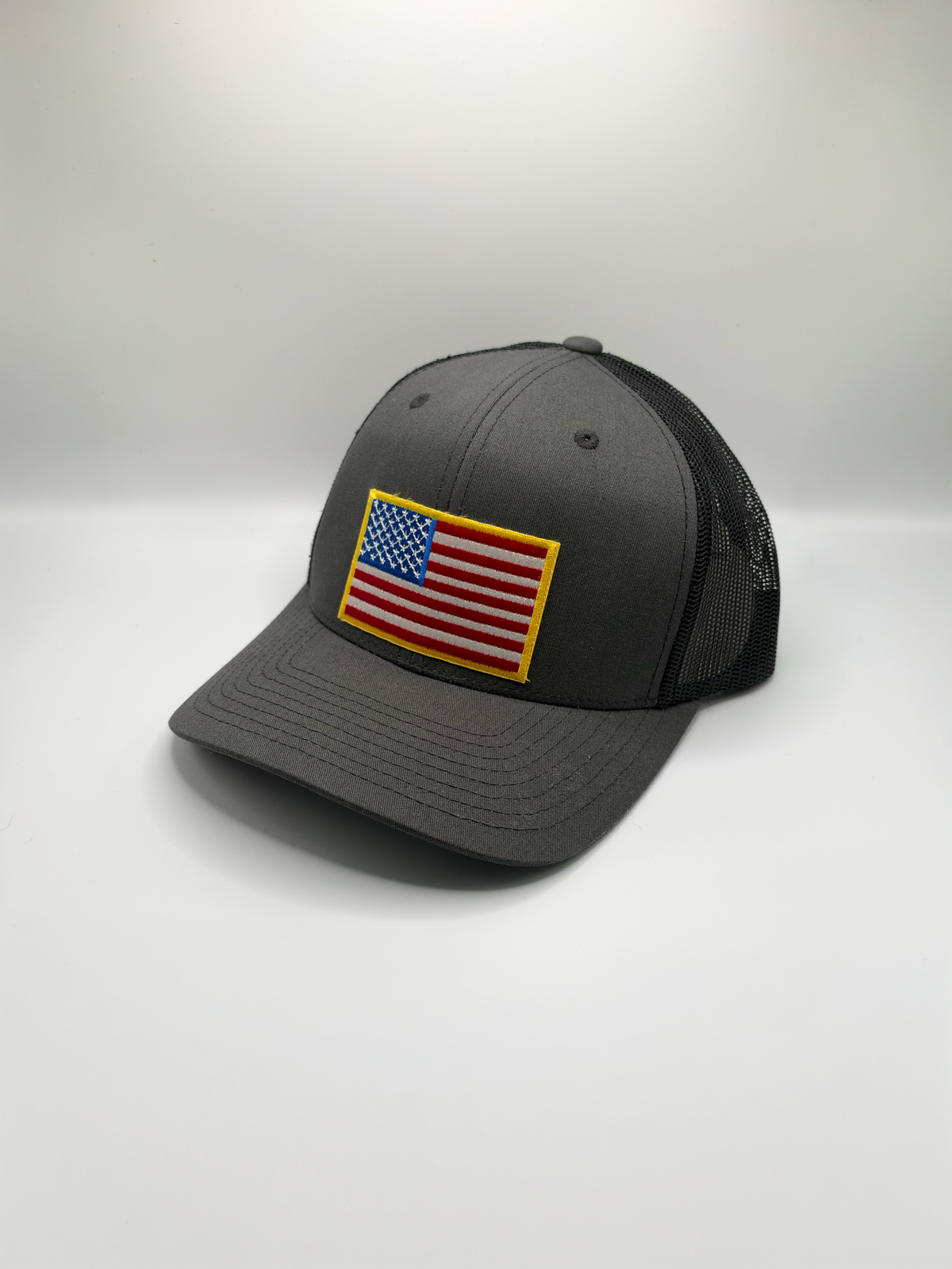 American Flag YuPoong 6606 Snapback Trucker Cap