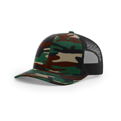 Blank 112P Camo Richardson Snapback Trucker Hat