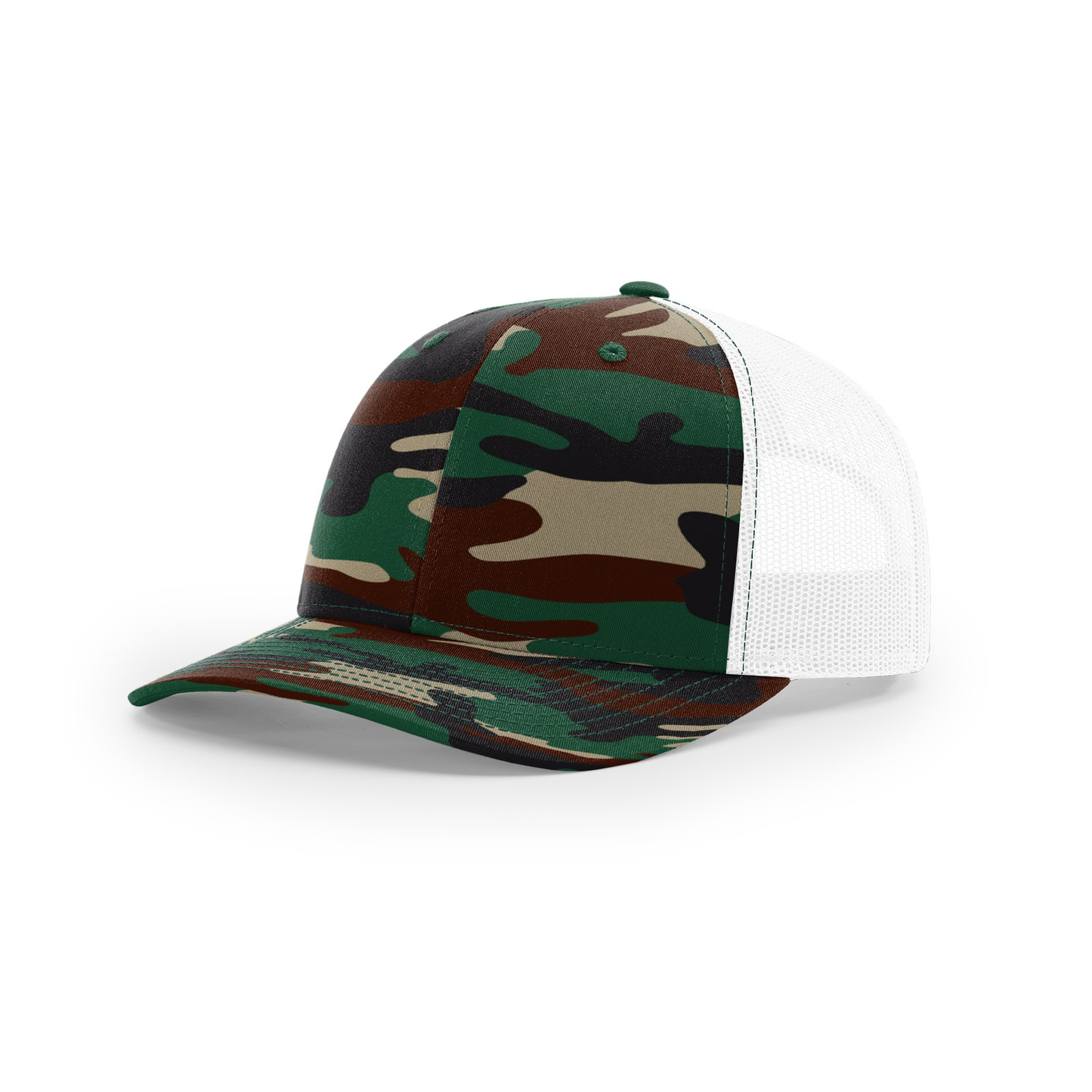 Blank 112P Camo Richardson Snapback Trucker Hat