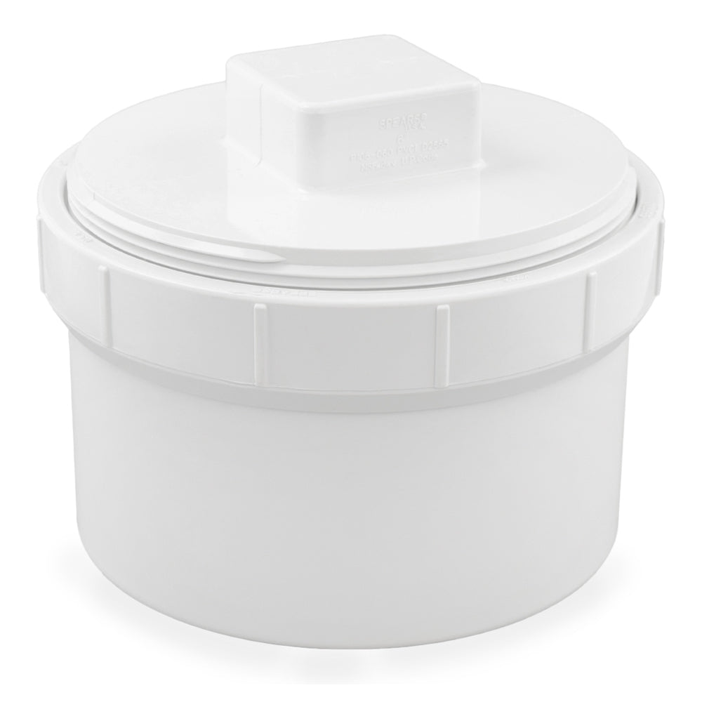 PVC DWV Cleanout w/ Plug, Various Sizes