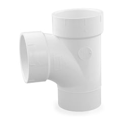 PVC DWV Street Sanitary Tee, Various Sizes
