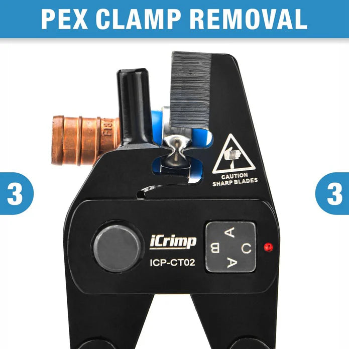 Pex Crimp Ring Removal Tool, 1/2", 3/4", & 1", F2159, F1807, F2098