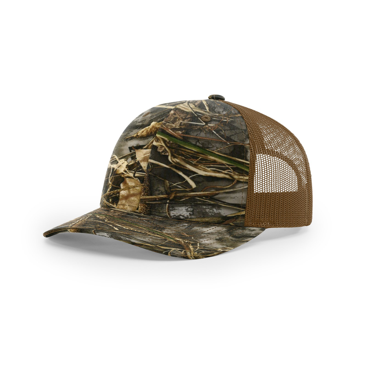 112P Camo Richardson Snapback Trucker Hat