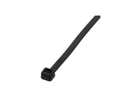 24" Nylon Standard Cable Ties, UV Black (Pack of 50)