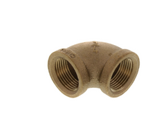 Brass 90 Elbow, Lead Free, Various Sizes