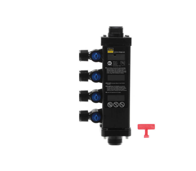 MiniBloc 1/2" 4 Port Crimp Pex MINIBLOC MANABLOC Viega