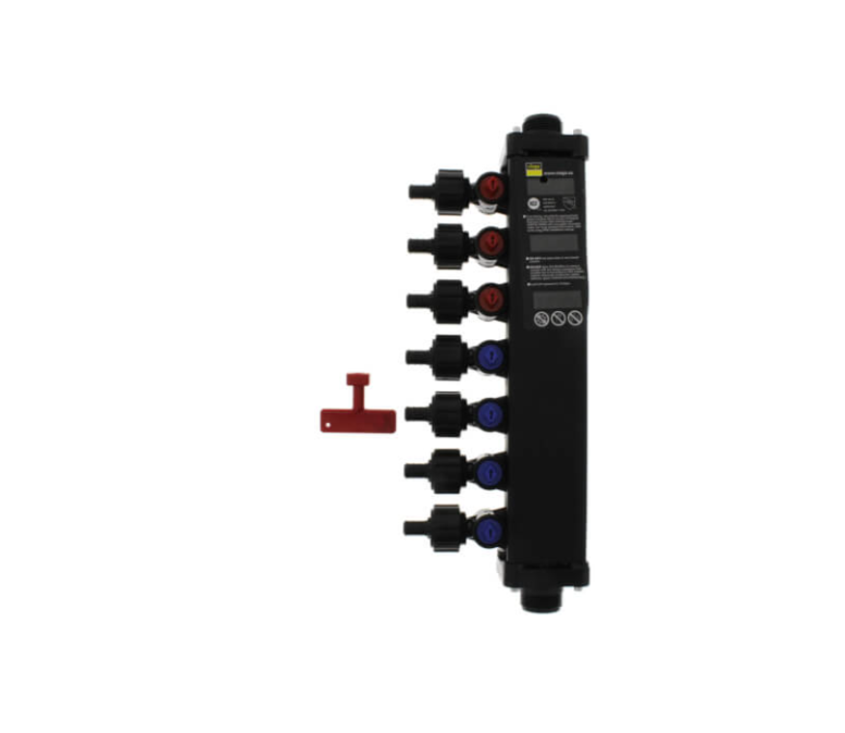 MiniBloc 1/2" 7 Port (3 Hot, 4 Cold) Crimp Pex MINIBLOC MANABLOC Viega