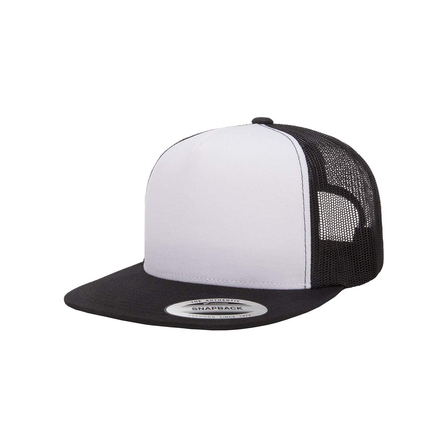 Blank 6006 YuPoong Snapback Flatbill Trucker Hat