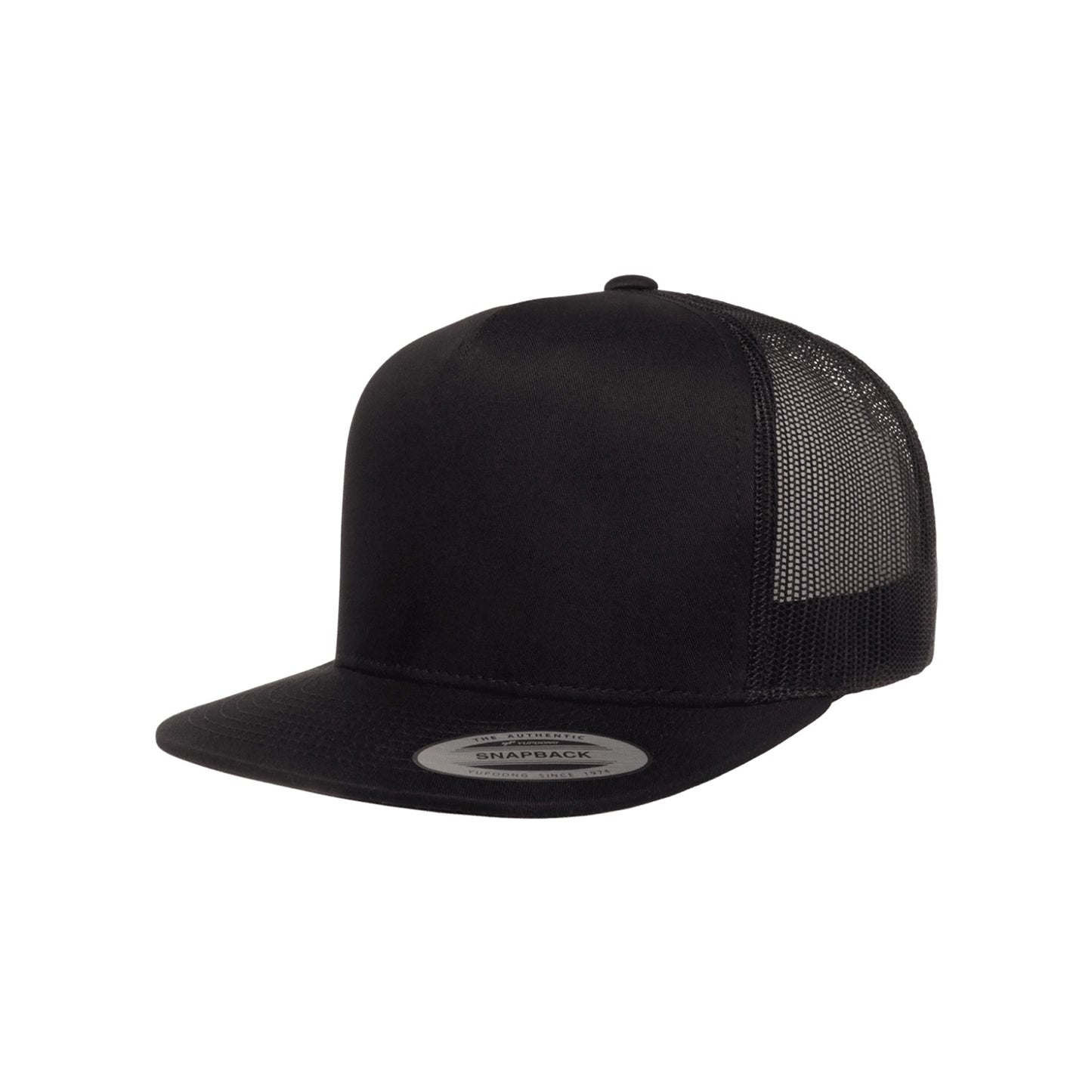 Blank 6006 YuPoong Snapback Flatbill Trucker Hat