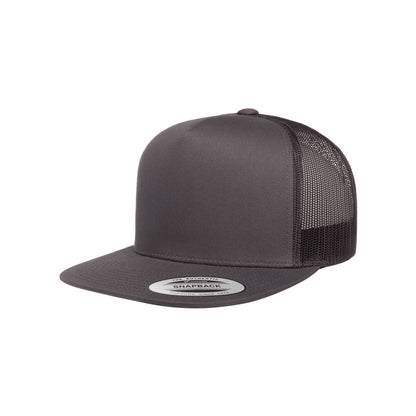 Blank 6006 YuPoong Snapback Flatbill Trucker Hat
