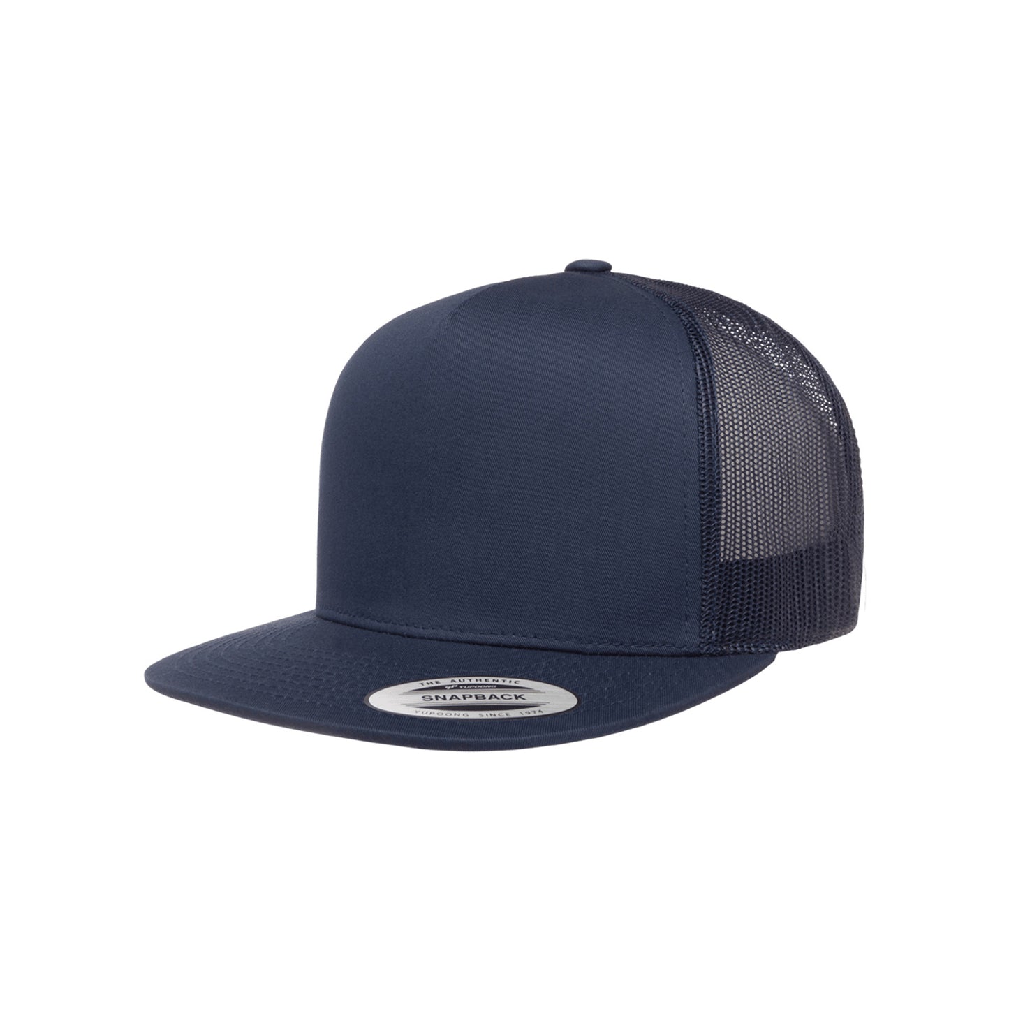 Blank 6006 YuPoong Snapback Flatbill Trucker Hat