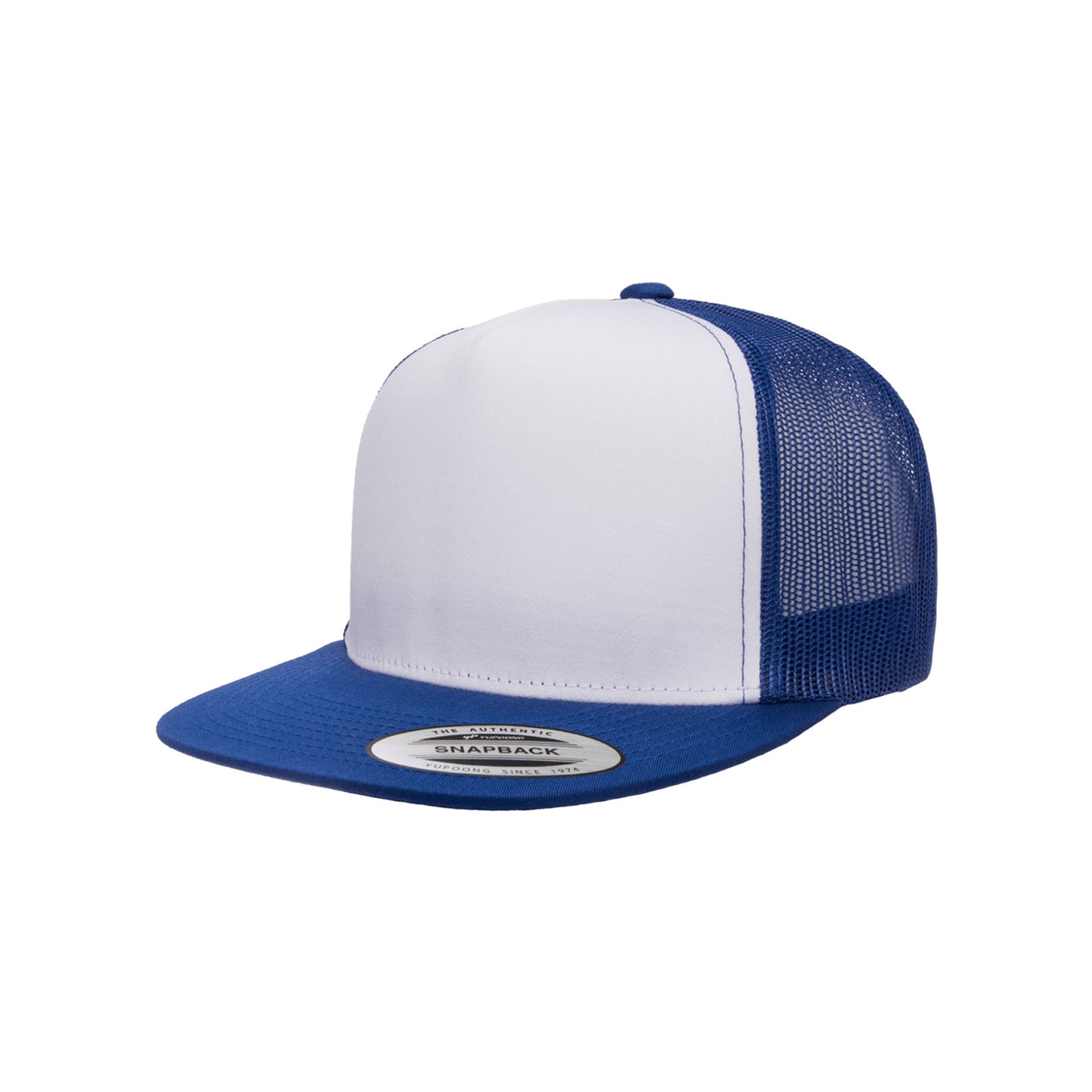 Blank 6006 YuPoong Snapback Flatbill Trucker Hat