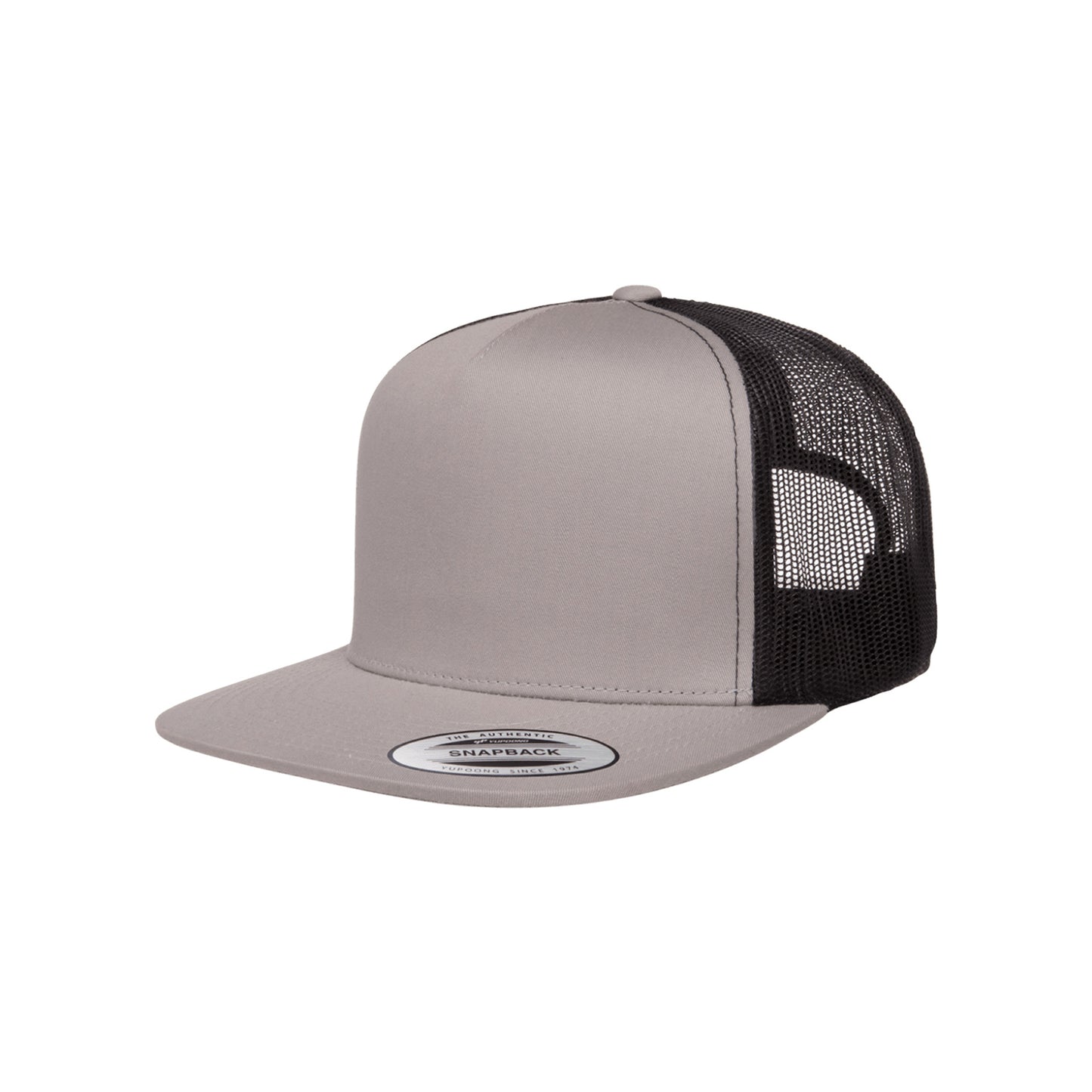 Blank 6006 YuPoong Snapback Flatbill Trucker Hat