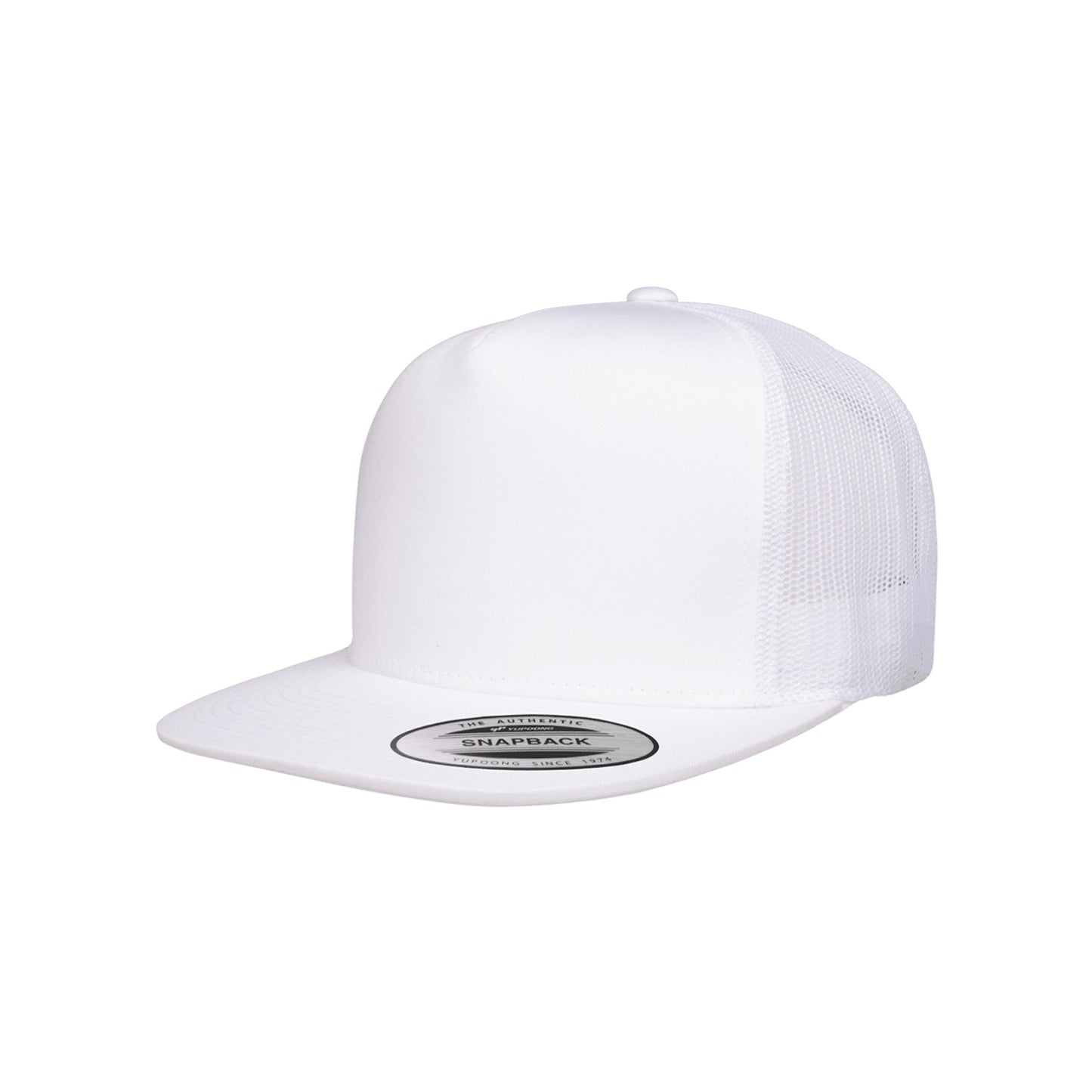 Blank 6006 YuPoong Snapback Flatbill Trucker Hat