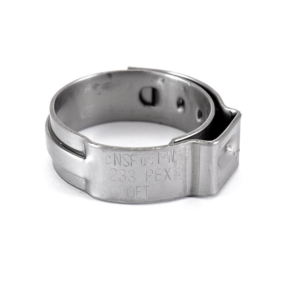 a metal ring with a metal clasp on it