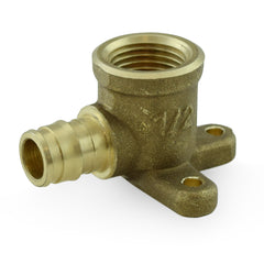 a brass colored pipe fitting on a white background