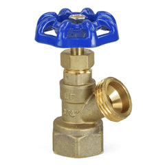 FPT Full Flow Boiler Drain Valve, Various Sizes, Lead Free