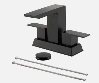 BWE 23005B Matte Black Bathroom Faucet