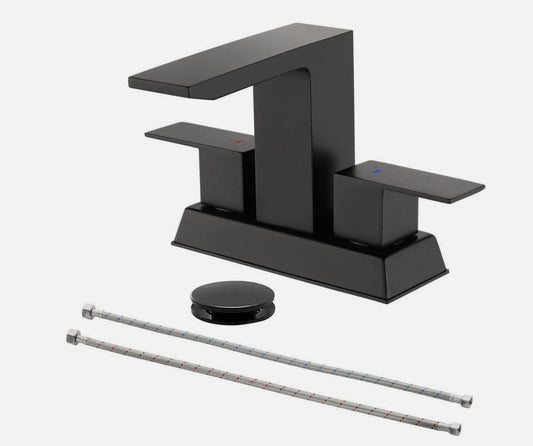 BWE 23005B Matte Black Bathroom Faucet